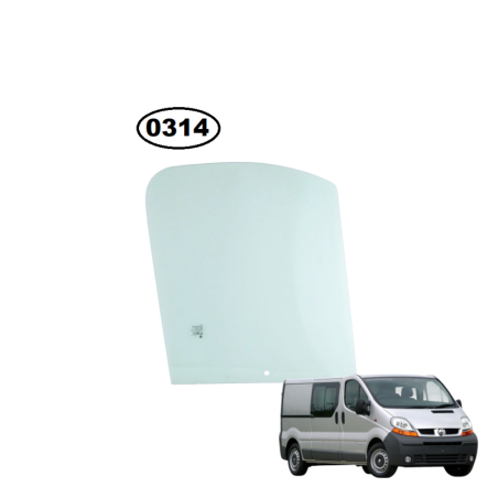SZYBA BOCZNA OPUSZCZANA W DRZWI PRAWA NISSAN PRIMASTAR, OPEL VIVARO I, RENAULT TRAFIC II - nr części: 91166286